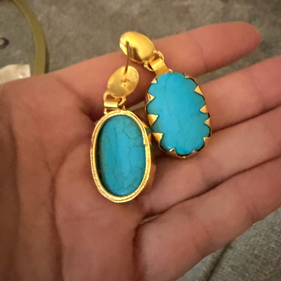 Turquoise earrings - Picture 4 of 5